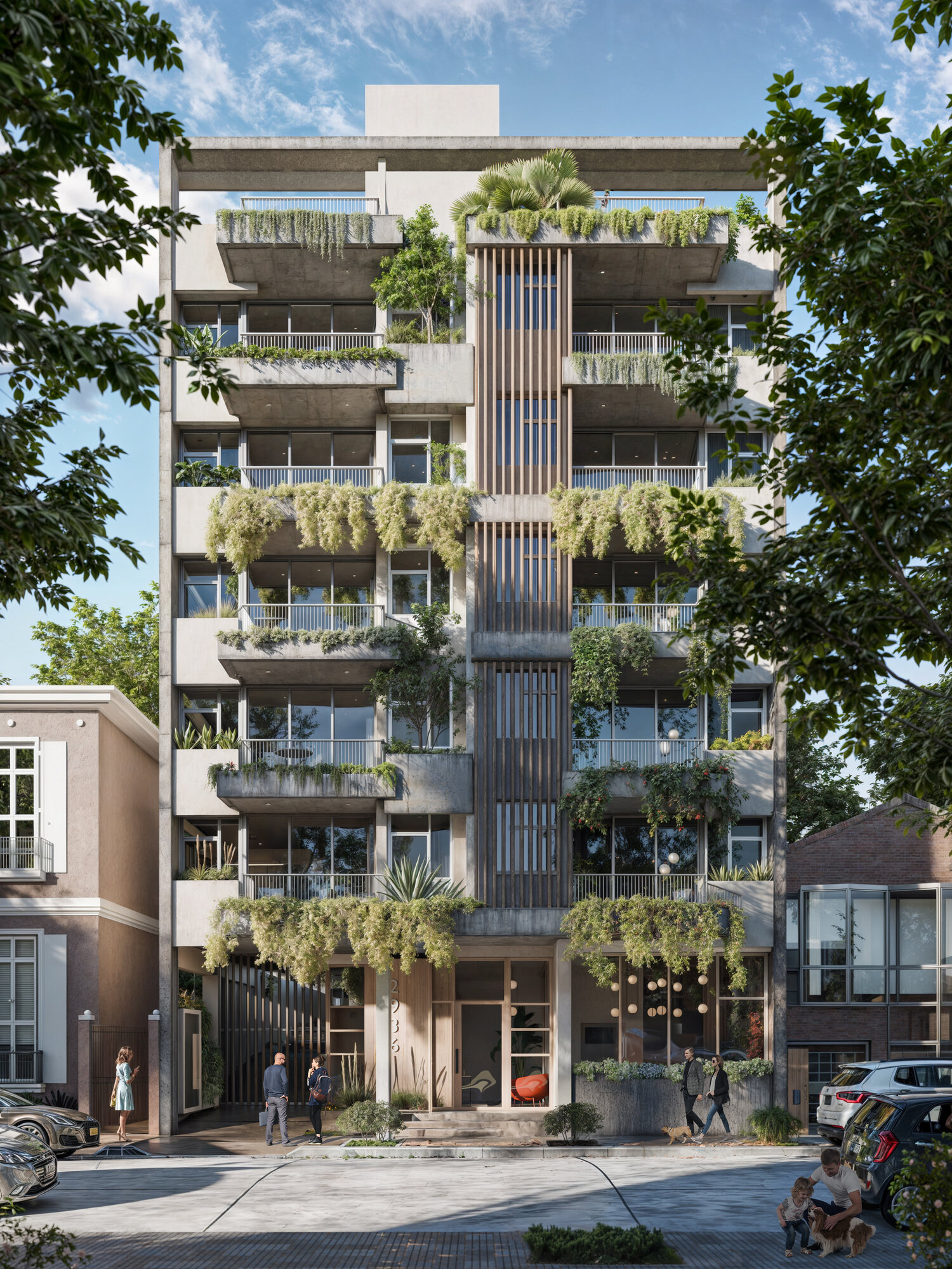 Terraflor — biophilic facade