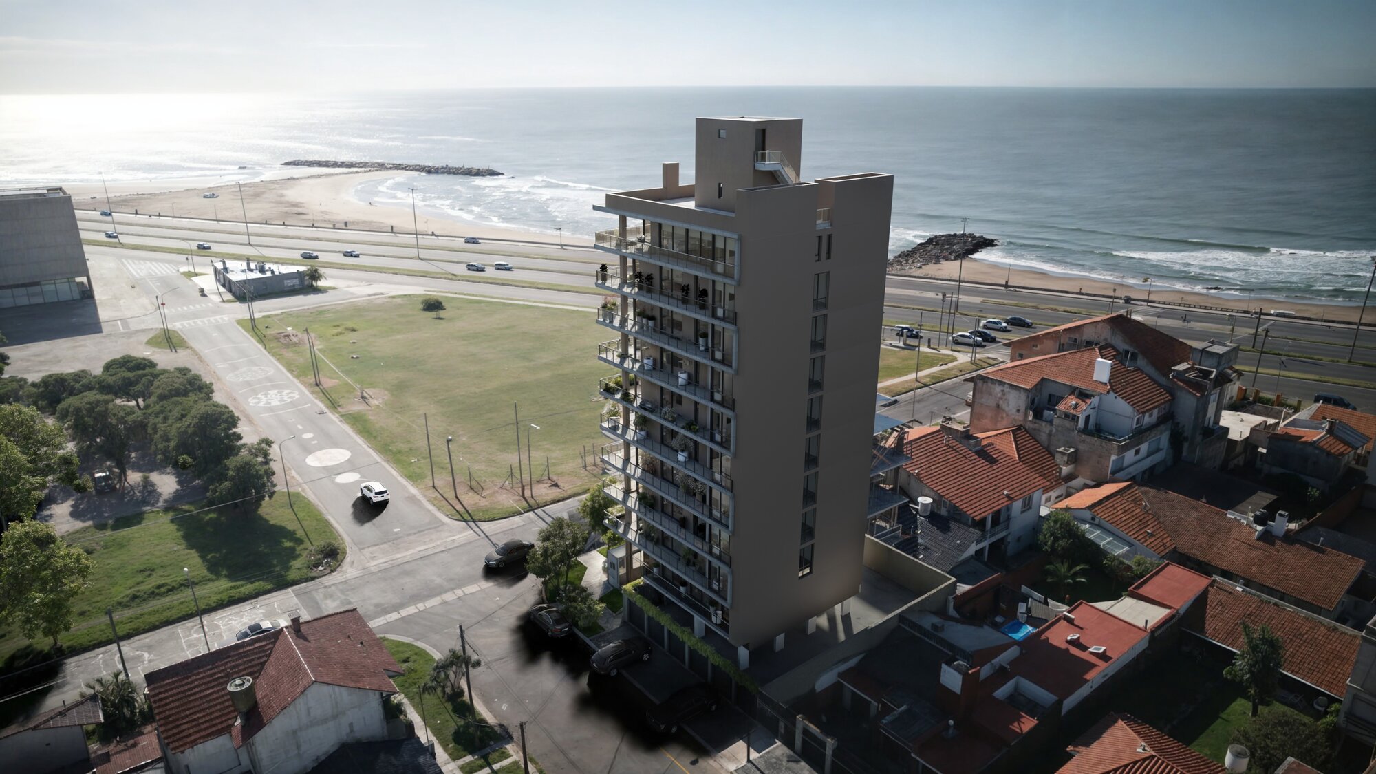 Vista 5 — beachfront aerial