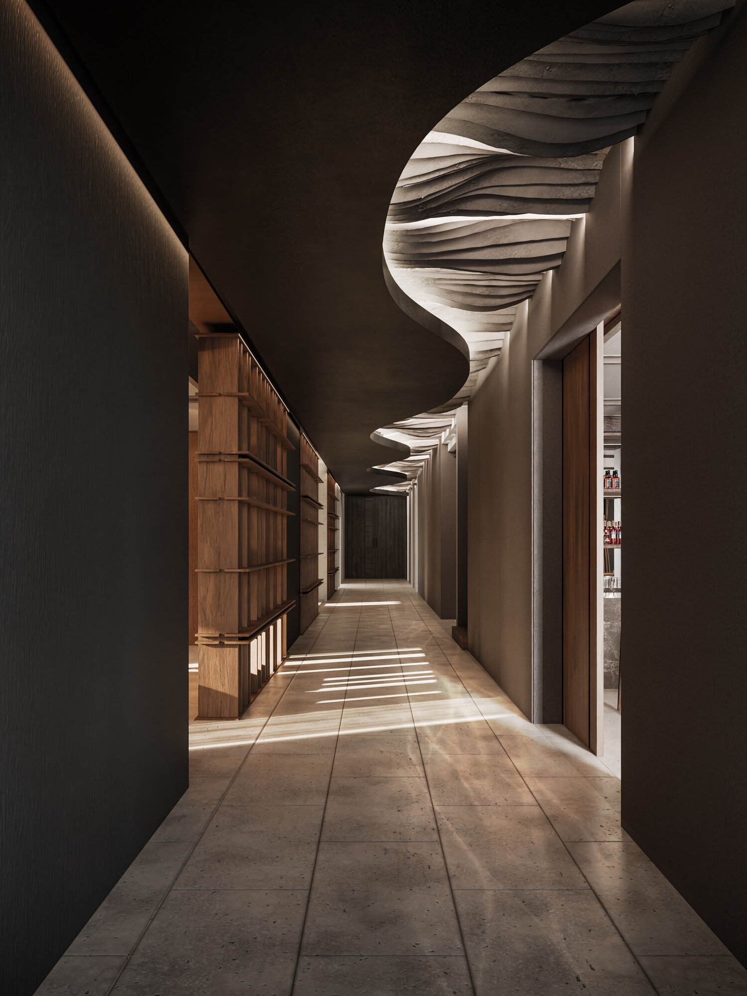 Sculptural Hallway