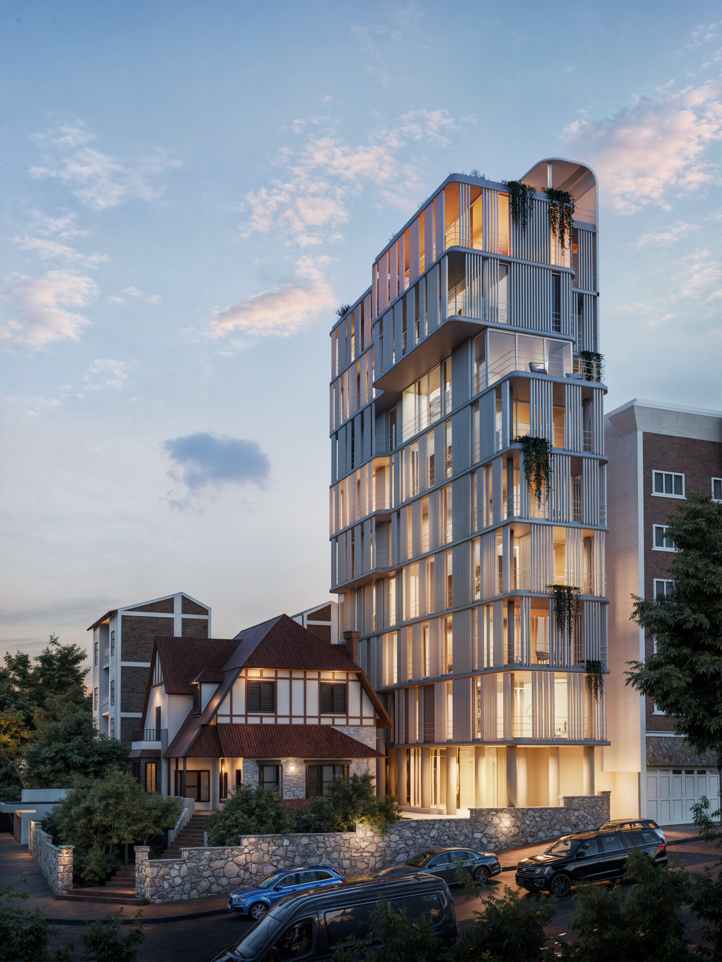 Villa Celia — Playa Grande dusk