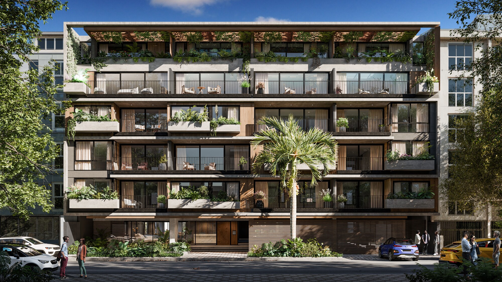 Shulbius Drei — street elevation