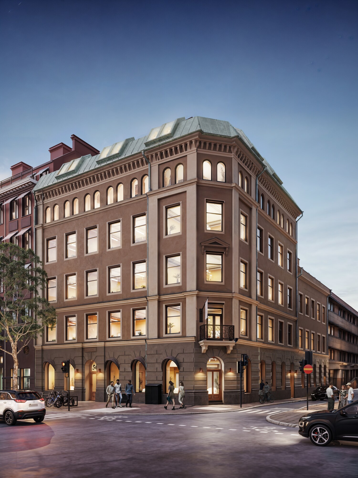 Sveavägen 50 — Stockholm restoration