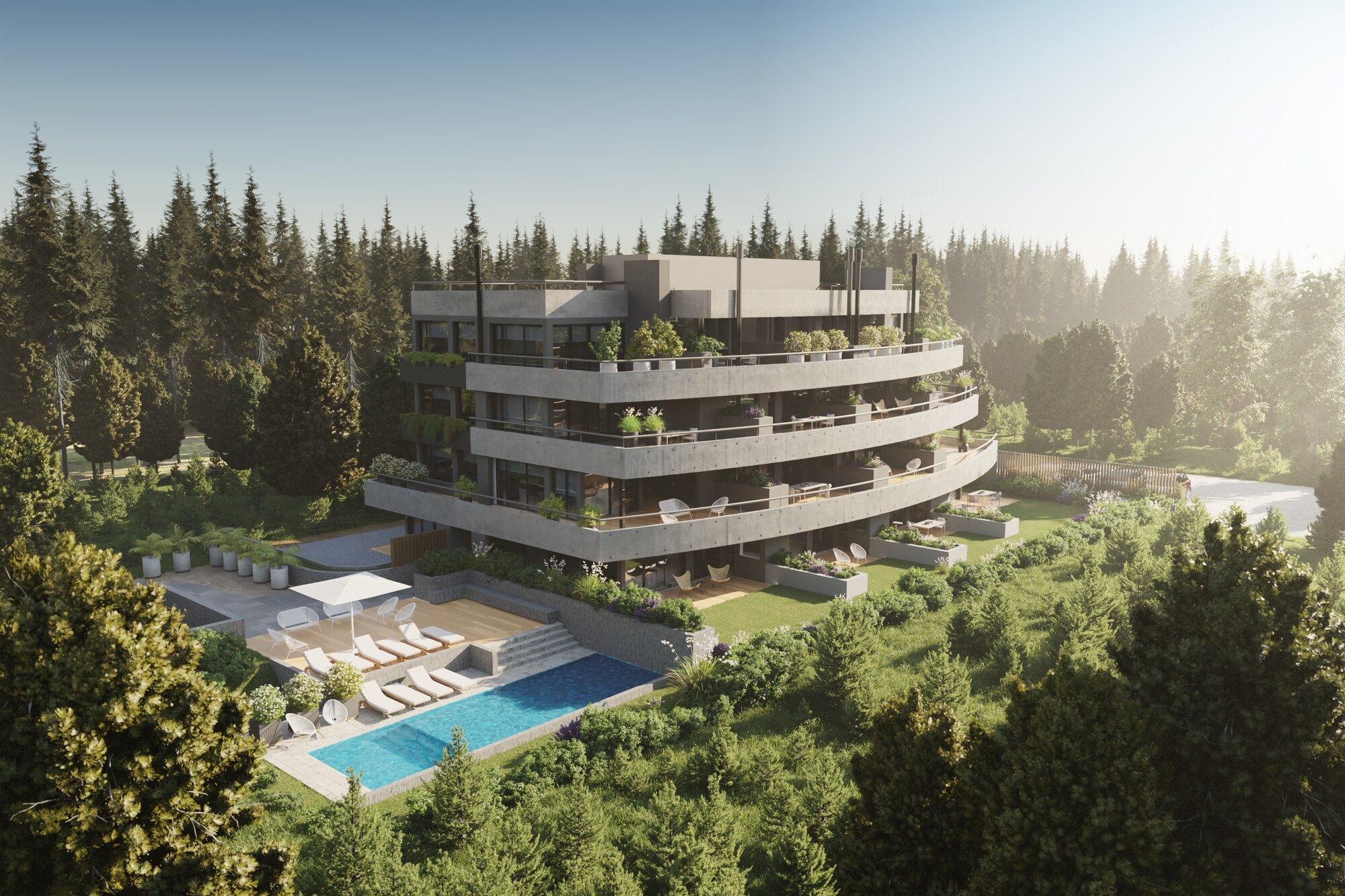 Pinos North — pine forest residential