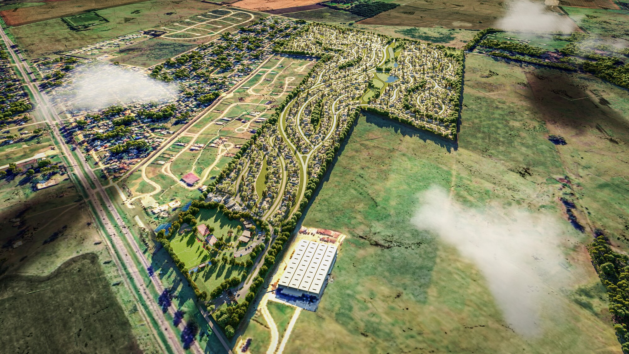Terralar Unico — master plan aerial