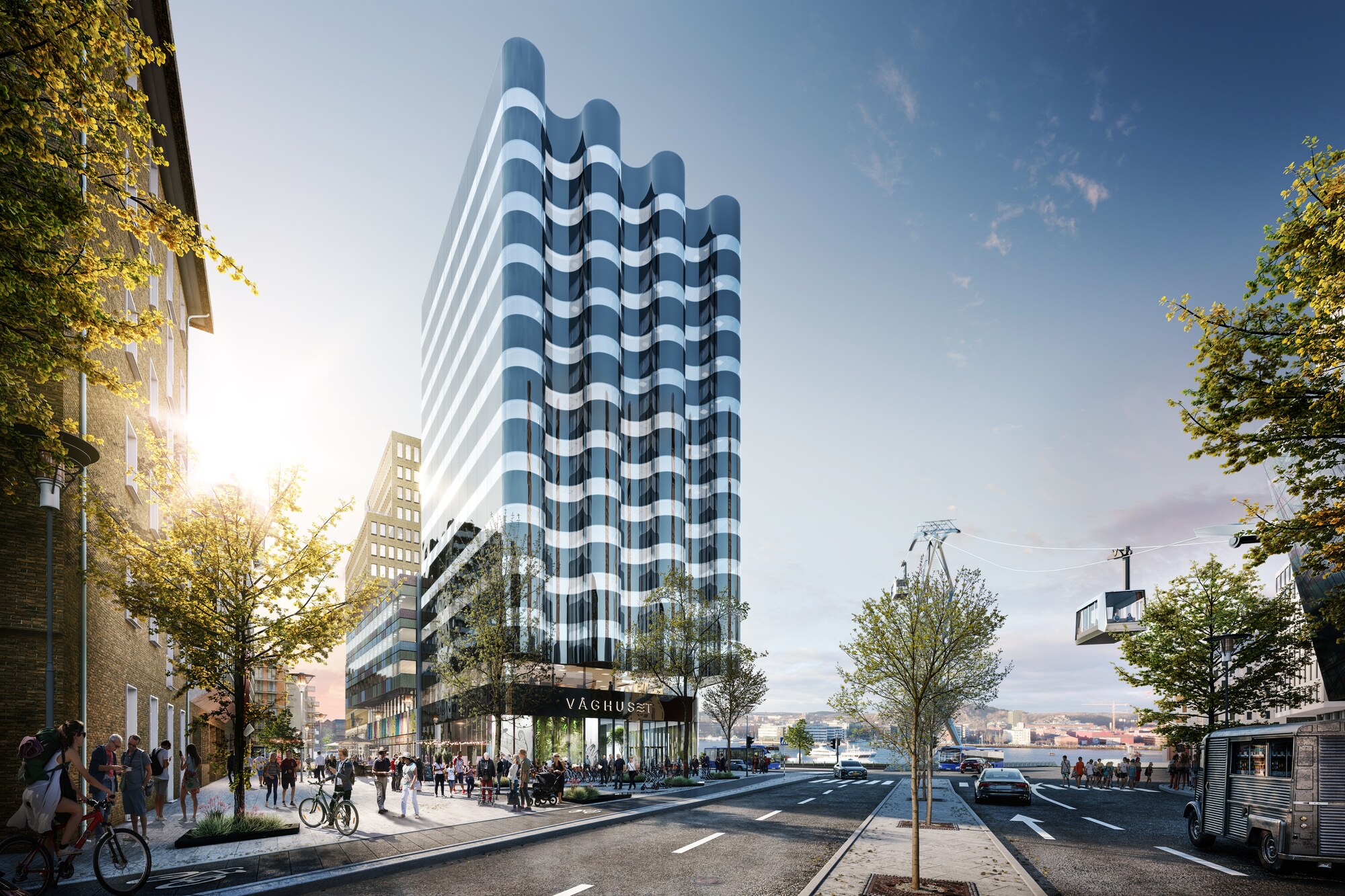 Past work — Swedish commercial tower